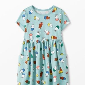 Hanna Andersson Pocket Dress Miffy 130 US 8